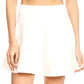 Sakkas Womens Basic Versatile Stretchy Flared Casual Mini Skater Skirt Made in USA