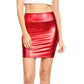 Sakkas Womens Metallic Sexy Shiny Stretchy Short Pencil Party Skirt  Made in USA