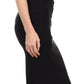 Sakkas Petite High Waist Stretch Pencil Skirt with Four Button Detail