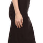 Sakkas Petite High Waist Stretch Pencil Skirt with Four Button Detail