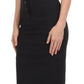Sakkas Petite High Waist Stretch Pencil Skirt with Four Button Detail