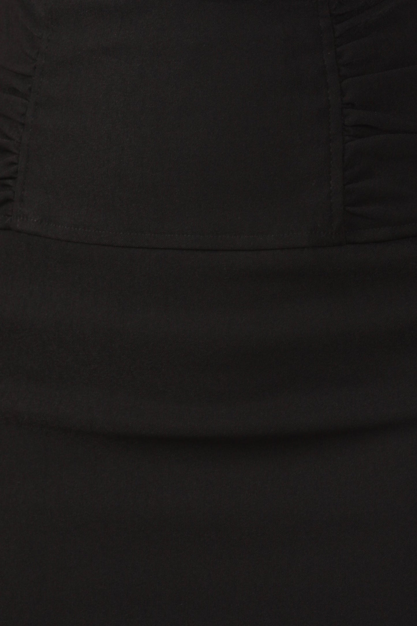 Sakkas Petite High Waist Stretch Pencil Skirt with Shirred Waist Detail
