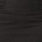 Sakkas Petite High Waist Stretch Pencil Skirt with Shirred Waist Detail