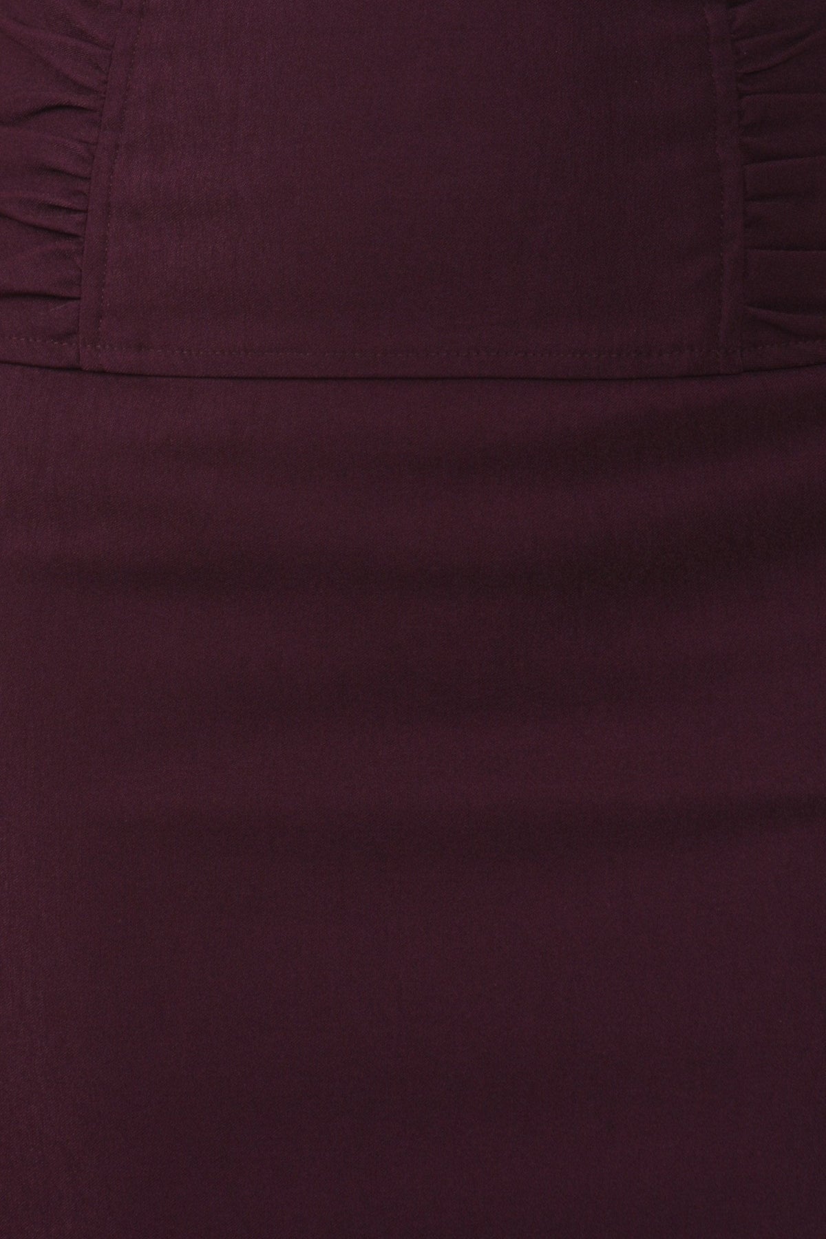 Sakkas Petite High Waist Stretch Pencil Skirt with Shirred Waist Detail