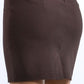 High Waist Stretch Pencil Skirt with Button Detail