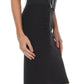 Sakkas Petite High Waist Shirred Stretch Pencil Skirt with Wide Belt