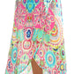 Sakkas Amaia Women's Maxi Floral Print Boho Summer Casual Long Wrap Skirt Cover-up