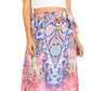Sakkas Amaia Women's Maxi Floral Print Boho Summer Casual Long Wrap Skirt Cover-up