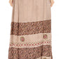 Sakkas Sandra Women's Casual Long Maxi Boho Gypsy Skirt Elastic Waist & Pockets