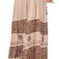 Sakkas Sandra Women's Casual Long Maxi Boho Gypsy Skirt Elastic Waist & Pockets