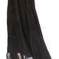 Sakkas Sandra Women's Casual Long Maxi Boho Gypsy Skirt Elastic Waist & Pockets
