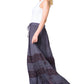Sakkas Sandra Women's Casual Long Maxi Boho Gypsy Skirt Elastic Waist & Pockets