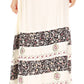 Sakkas Sandra Women's Casual Long Maxi Boho Gypsy Skirt Elastic Waist & Pockets