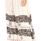 Sakkas Sandra Women's Casual Long Maxi Boho Gypsy Skirt Elastic Waist & Pockets