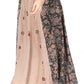 Sakkas Maran Women's Boho Embroidery Skirt with Lace Elastic Waist and Pockets