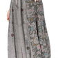 Sakkas Maran Women's Boho Embroidery Skirt with Lace Elastic Waist and Pockets