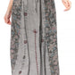 Sakkas Maran Women's Boho Embroidery Skirt with Lace Elastic Waist and Pockets