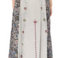Sakkas Maran Women's Boho Embroidery Skirt with Lace Elastic Waist and Pockets