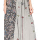 Sakkas Maran Women's Boho Embroidery Skirt with Lace Elastic Waist and Pockets
