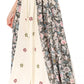 Sakkas Maran Women's Boho Embroidery Skirt with Lace Elastic Waist and Pockets