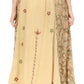 Sakkas Maran Women's Boho Embroidery Skirt with Lace Elastic Waist and Pockets