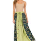 Sakkas Maran Women's Boho Embroidery Skirt with Lace Elastic Waist and Pockets