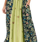 Sakkas Maran Women's Boho Embroidery Skirt with Lace Elastic Waist and Pockets