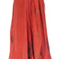 Sakkas Zarah Women's Boho Embroidery Gypsy Skirt with Lace Elastic Waist Pockets