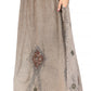 Sakkas Zarah Women's Boho Embroidery Gypsy Skirt with Lace Elastic Waist Pockets