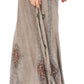 Sakkas Zarah Women's Boho Embroidery Gypsy Skirt with Lace Elastic Waist Pockets