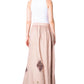 Sakkas Zarah Women's Boho Embroidery Gypsy Skirt with Lace Elastic Waist Pockets