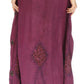 Sakkas Zarah Women's Boho Embroidery Gypsy Skirt with Lace Elastic Waist Pockets