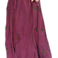 Sakkas Zarah Women's Boho Embroidery Gypsy Skirt with Lace Elastic Waist Pockets