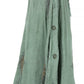 Sakkas Zarah Women's Boho Embroidery Gypsy Skirt with Lace Elastic Waist Pockets