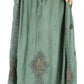 Sakkas Zarah Women's Boho Embroidery Gypsy Skirt with Lace Elastic Waist Pockets