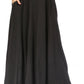 Sakkas Noemi Women's Long Maxi Summer Casual Boho Skirt Elastic Waist & Pockets