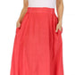 Sakkas Noemi Women's Long Maxi Summer Casual Boho Skirt Elastic Waist & Pockets