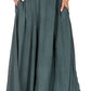 Sakkas Noemi Women's Long Maxi Summer Casual Boho Skirt Elastic Waist & Pockets