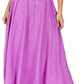 Sakkas Noemi Women's Long Maxi Summer Casual Boho Skirt Elastic Waist & Pockets