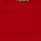 Sakkas Women's Shirred Hip Stretch Pencil Skirt with Skinny Belt