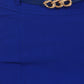 Sakkas Women's Shirred Hip Stretch Pencil Skirt with Skinny Belt