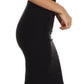 Sakkas High Waist Stretch Pencil Skirt with Metallic Bow Skinny Belt