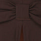 Sakkas High Waist Stretch Pencil Skirt with Rear Bow Accent