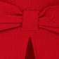 Sakkas High Waist Stretch Pencil Skirt with Rear Bow Accent