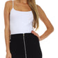 Above the Knee Zippered Tiered Sleek Stretch Pencil Skirt