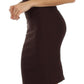 Knee Length High Waist Stretch Pencil Skirt
