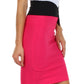 Sakkas Scallop High Waist Stretch Pencil Skirt with Bow