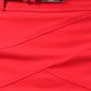 Knee Length Stretch Pencil Skirt with Skinny Belt