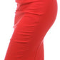 Knee Length Stretch Pencil Skirt with Skinny Belt