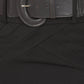Petite High Waist Stretch Pencil Skirt with Wide Belt